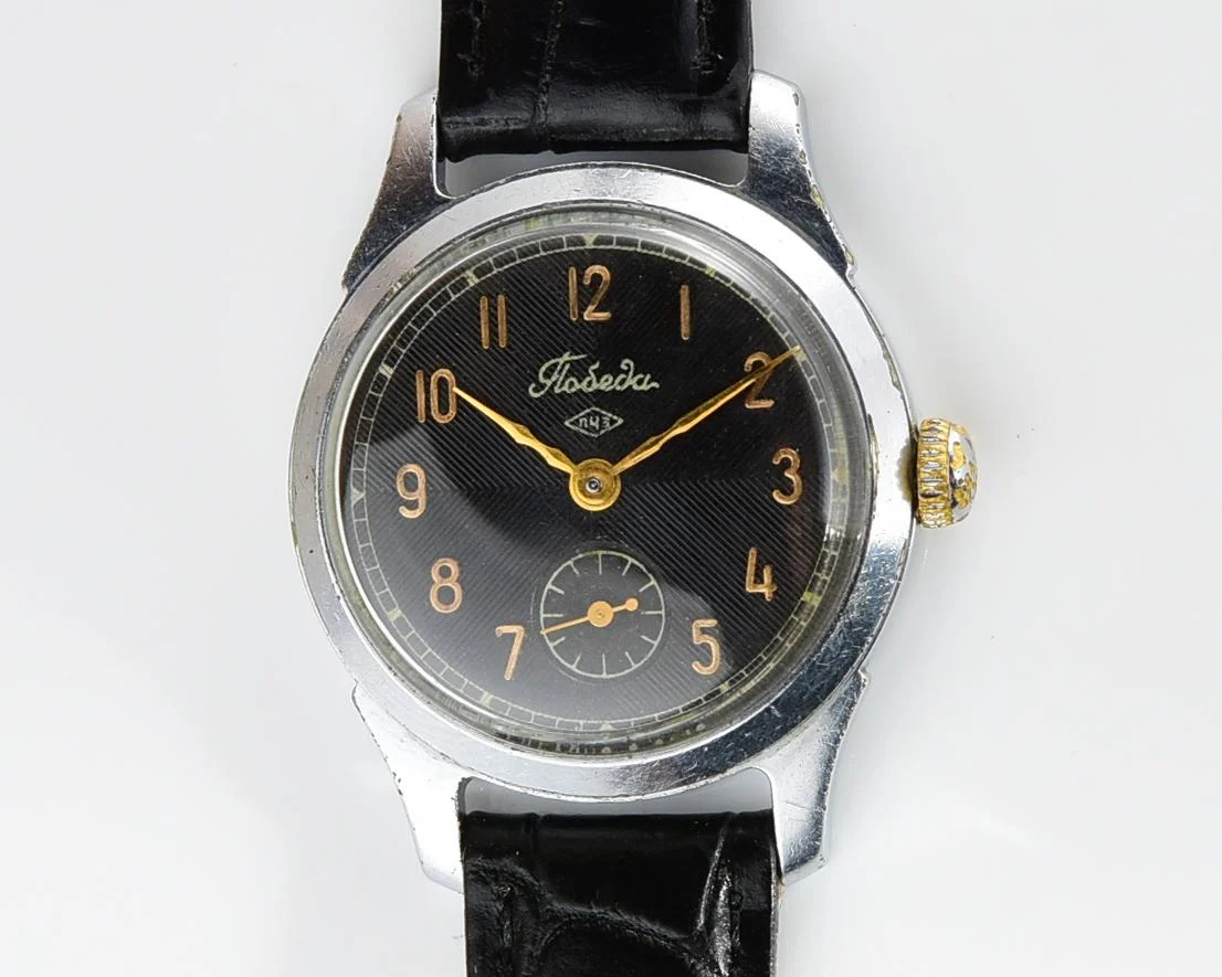 Vintage Soviet mechanical watch Pobeda