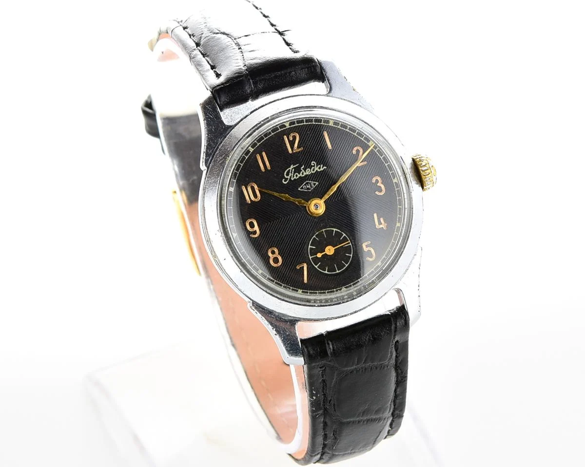 Vintage Soviet mechanical watch Pobeda