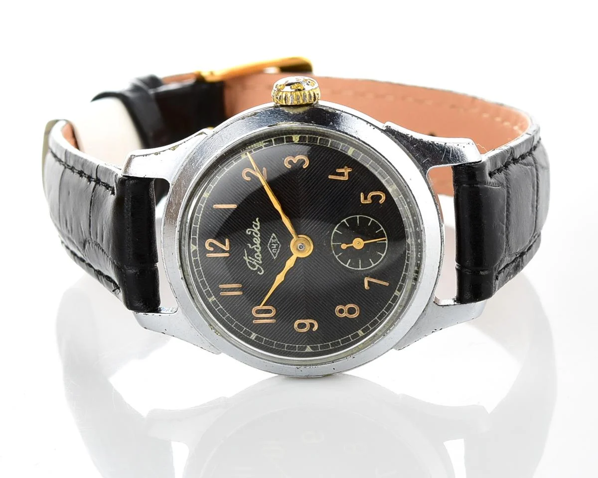 Vintage Soviet mechanical watch Pobeda