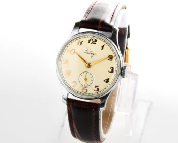 Vintage Soviet mechanical watch Pobeda, 1st quarter 1957