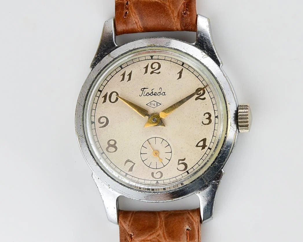 Vintage Soviet mechanical watch Pobeda