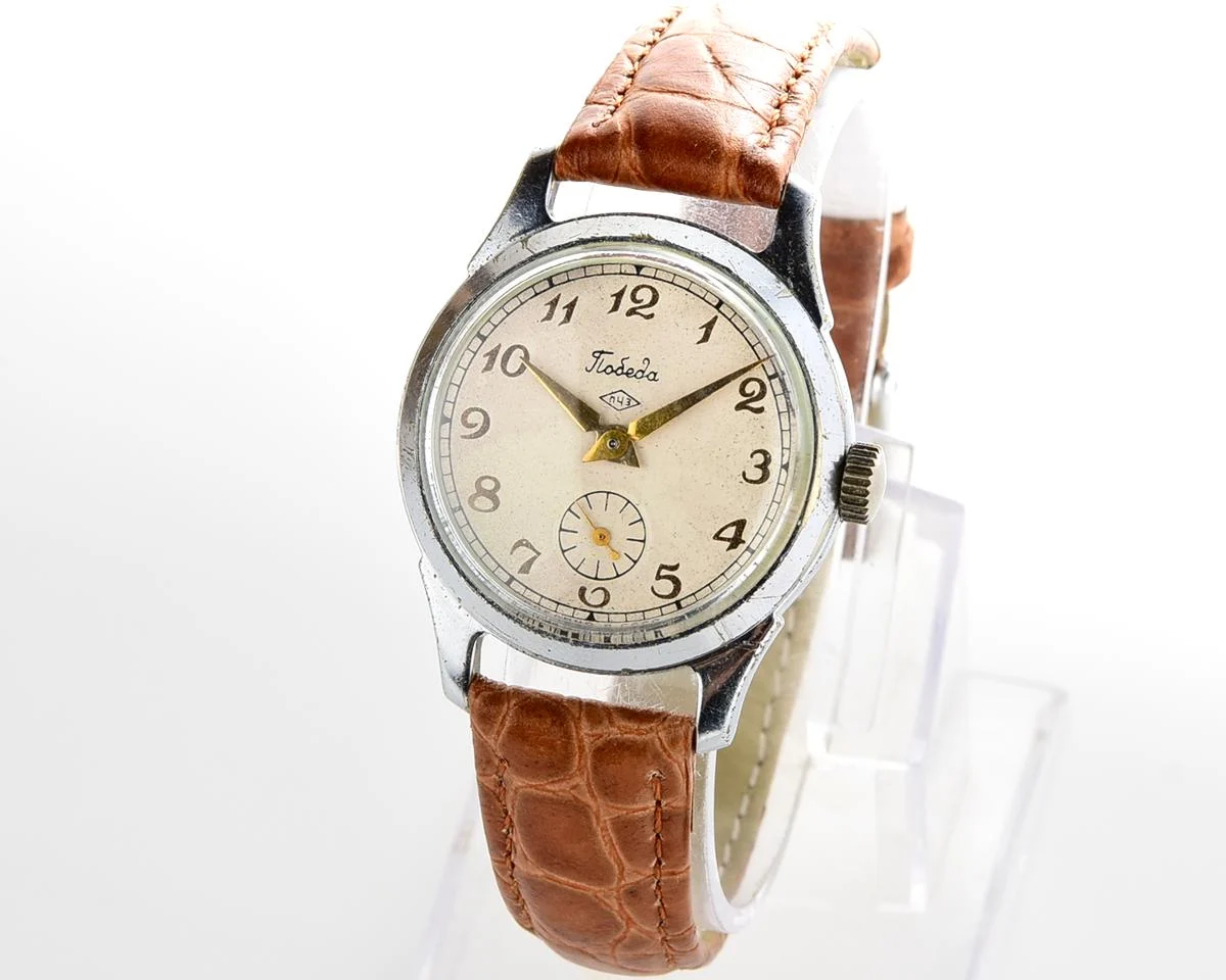 Vintage Soviet mechanical watch Pobeda