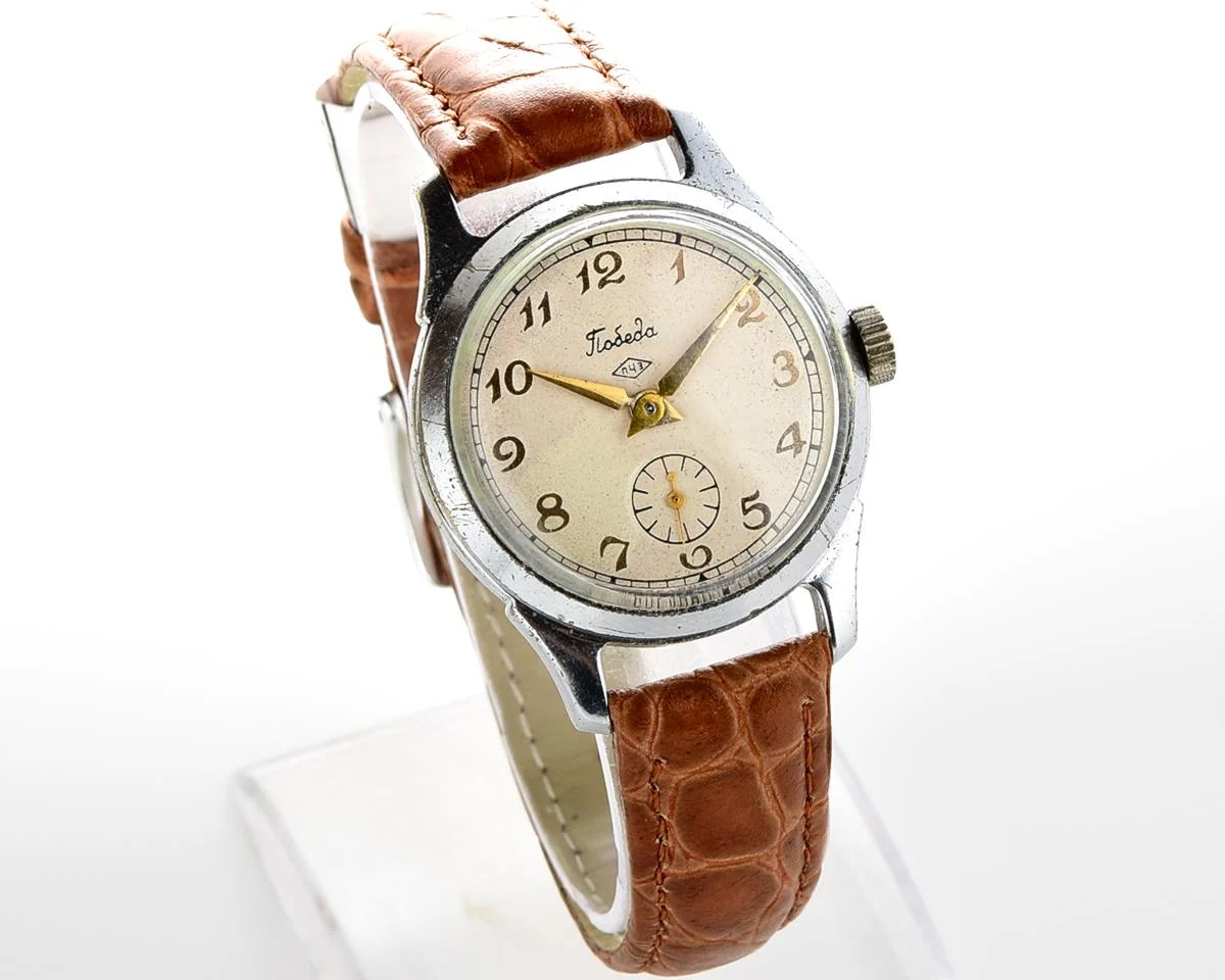 Vintage Soviet mechanical watch Pobeda