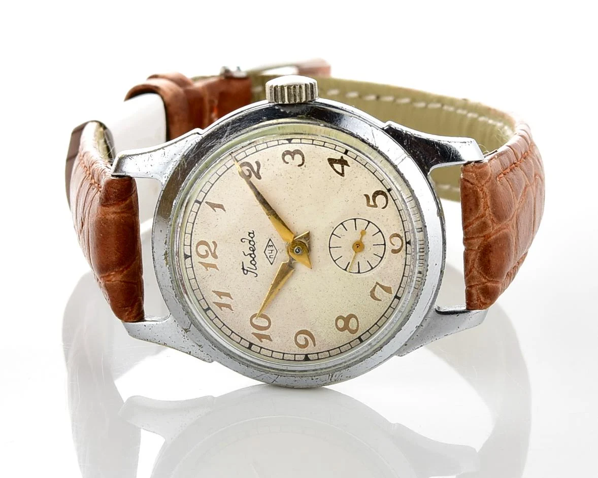 Vintage Soviet mechanical watch Pobeda
