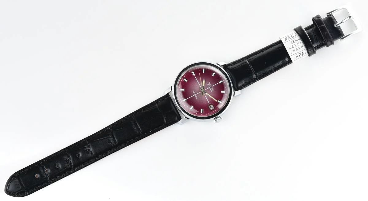 Soviet Poljot mechanical wrist watch with automatic self winding movement