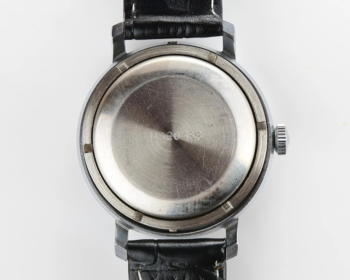 Soviet Poljot mechanical wrist watch with automatic self winding movement