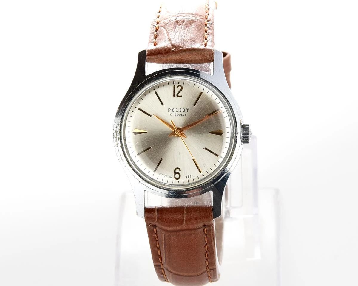 Soviet vintage Poljot mechanical wrist watch