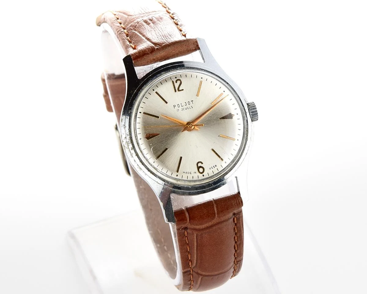 Soviet vintage Poljot mechanical wrist watch