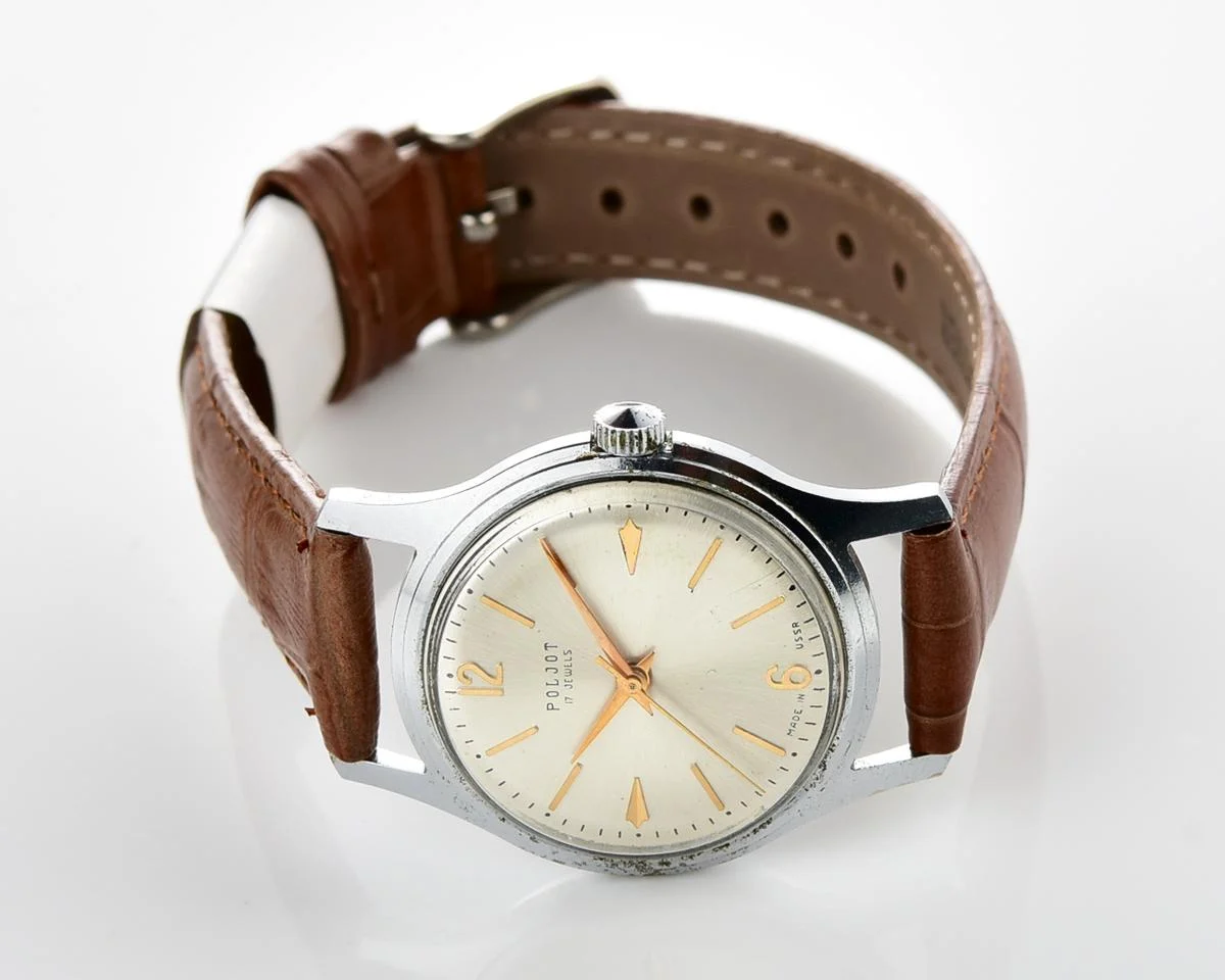 Soviet vintage Poljot mechanical wrist watch
