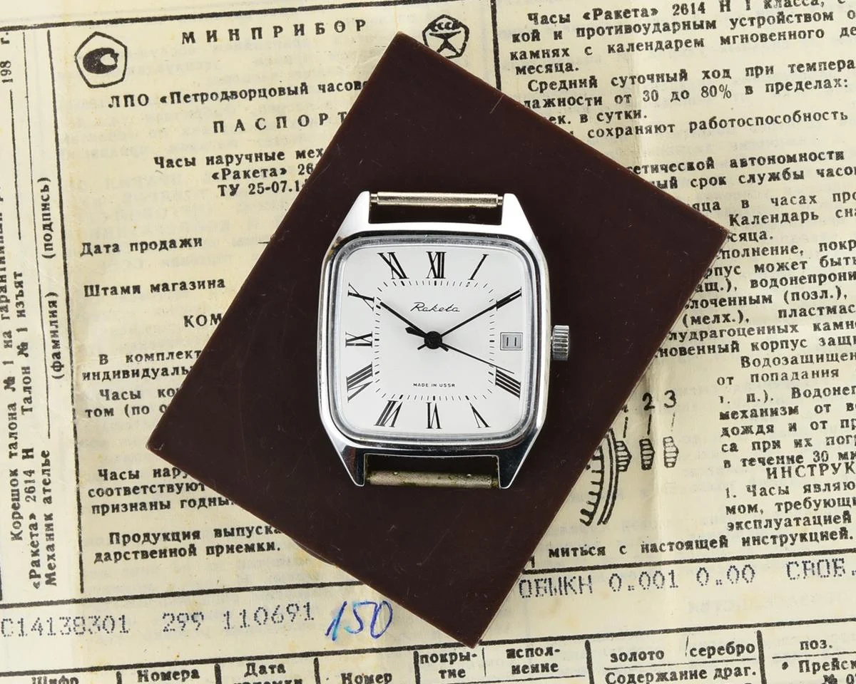 TIME CAPSULE: Vintage Soviet Raketa watch, New Old Stock (NOS)!
