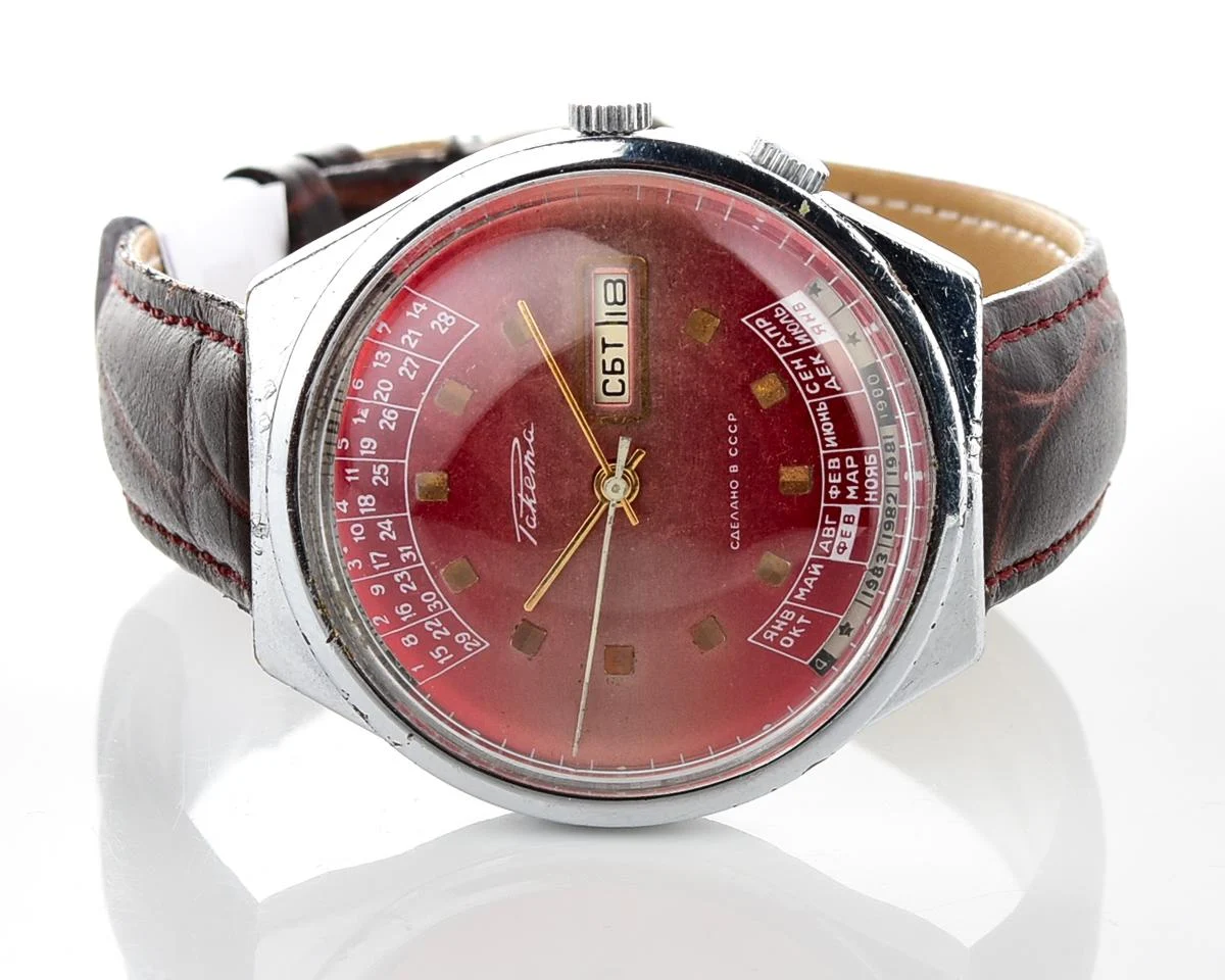 Soviet Raketa perpetual calendar watch
