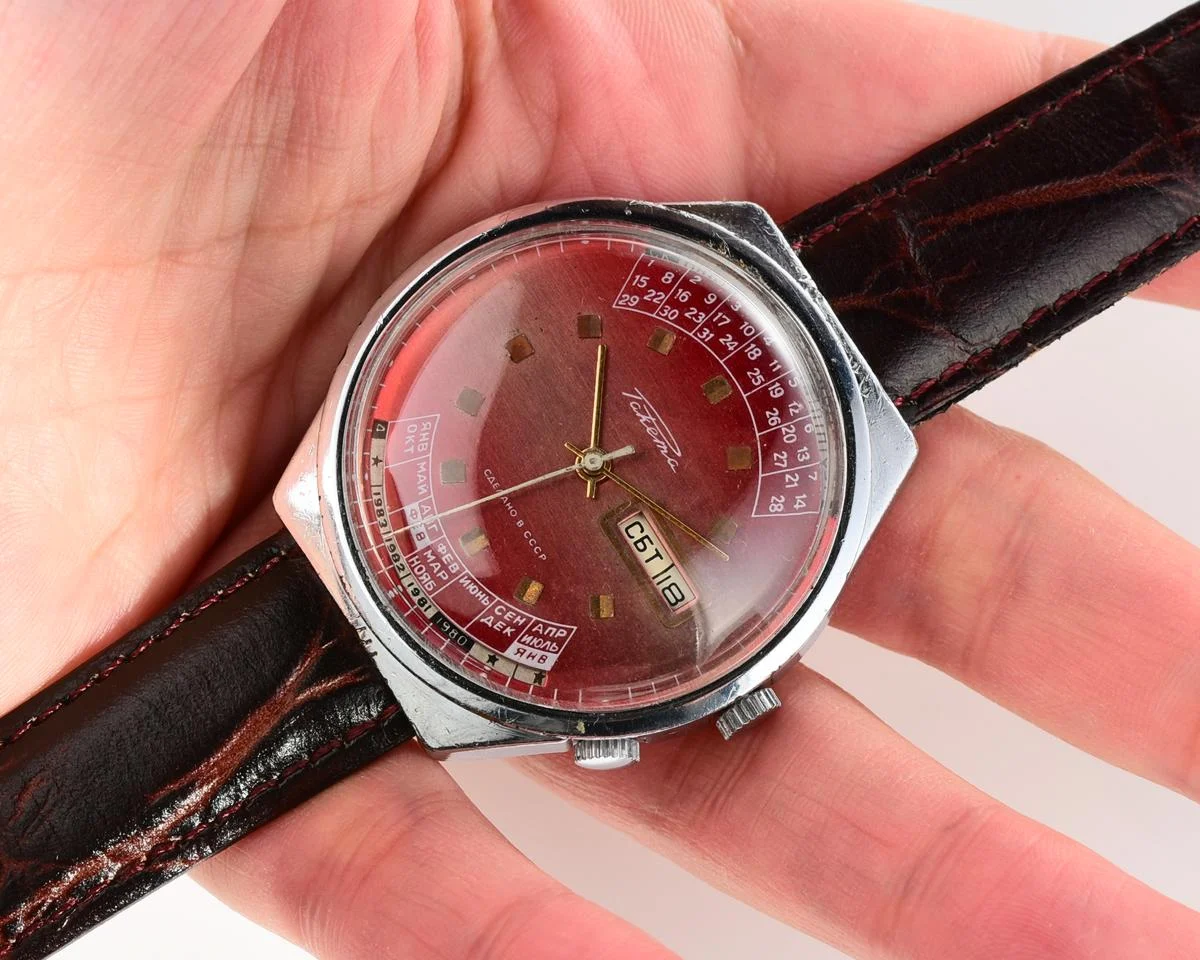 Soviet Raketa perpetual calendar watch