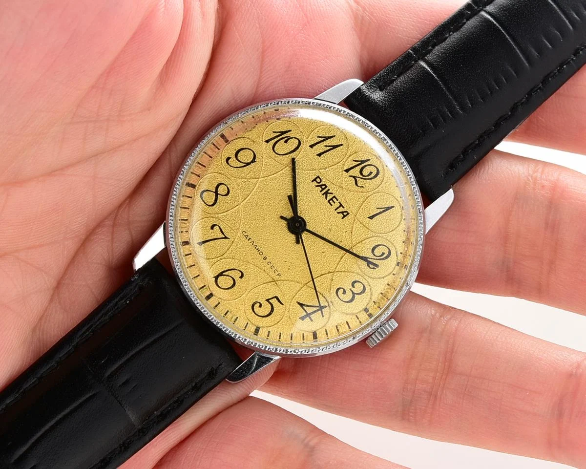 Raketa vintage Soviet mechanical watch