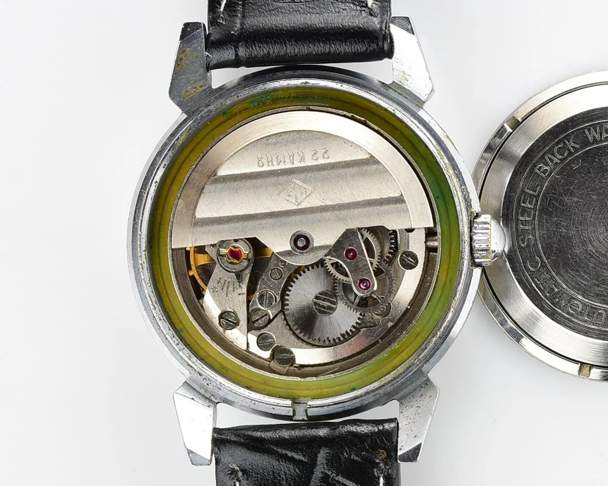 Rodina mechanical watch with automatic self winding movement