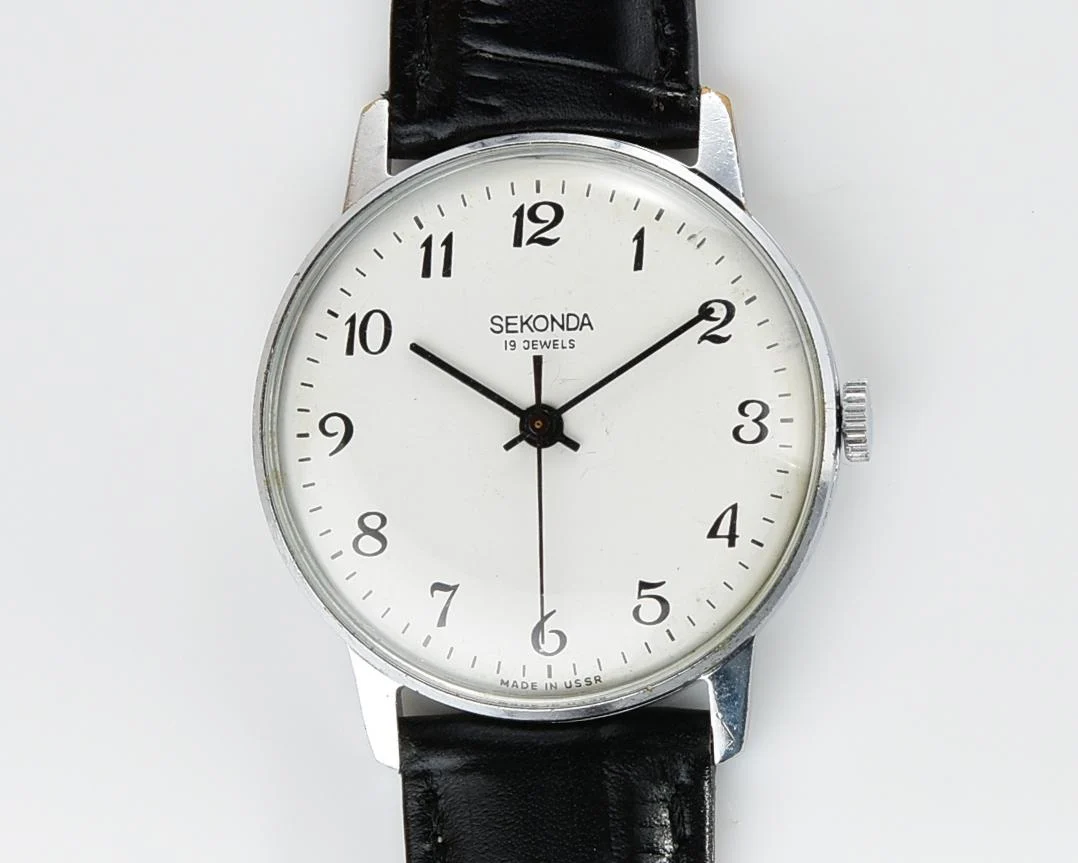 Soviet Sekonda vintage mechanical wristwatch