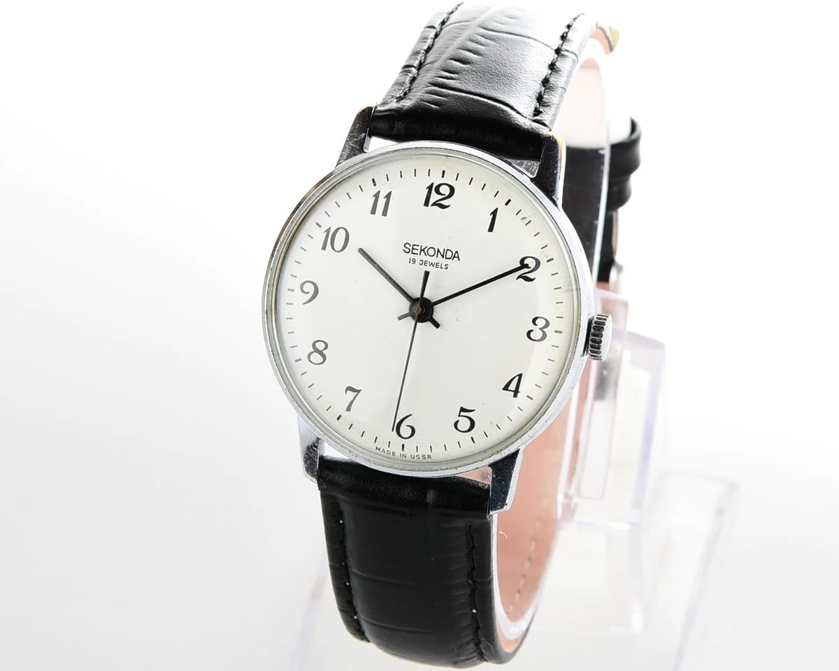 Soviet Sekonda vintage mechanical wristwatch