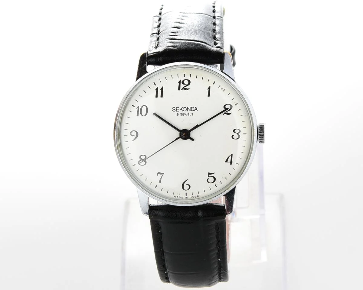Soviet Sekonda vintage mechanical wristwatch