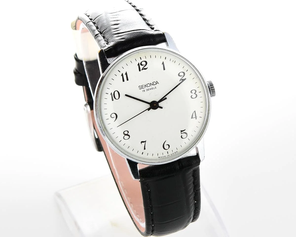 Soviet Sekonda vintage mechanical wristwatch