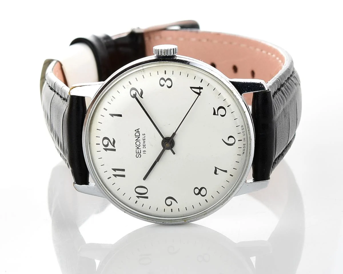 Soviet Sekonda vintage mechanical wristwatch