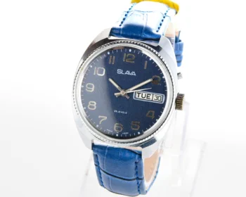 Slava vintage Soviet mechanical wristwatch