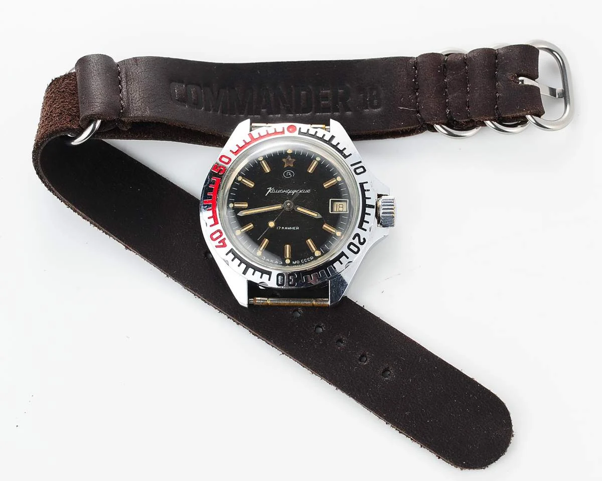 Vostok Komandirskie "Zakaz MO CCCP" limited series watch - rare duo-tone dial!