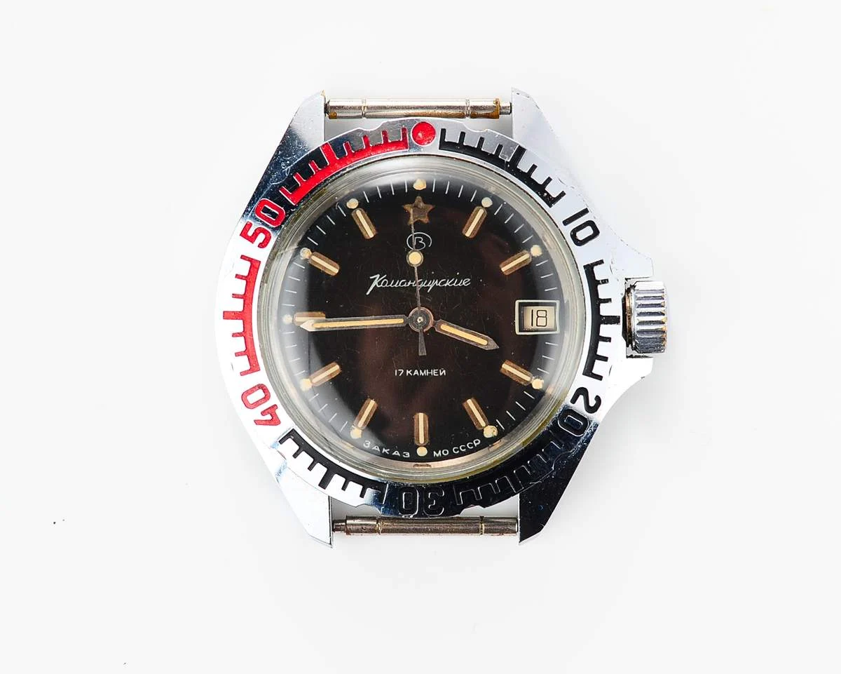 Vostok Komandirskie "Zakaz MO CCCP" limited series watch - rare duo-tone dial!