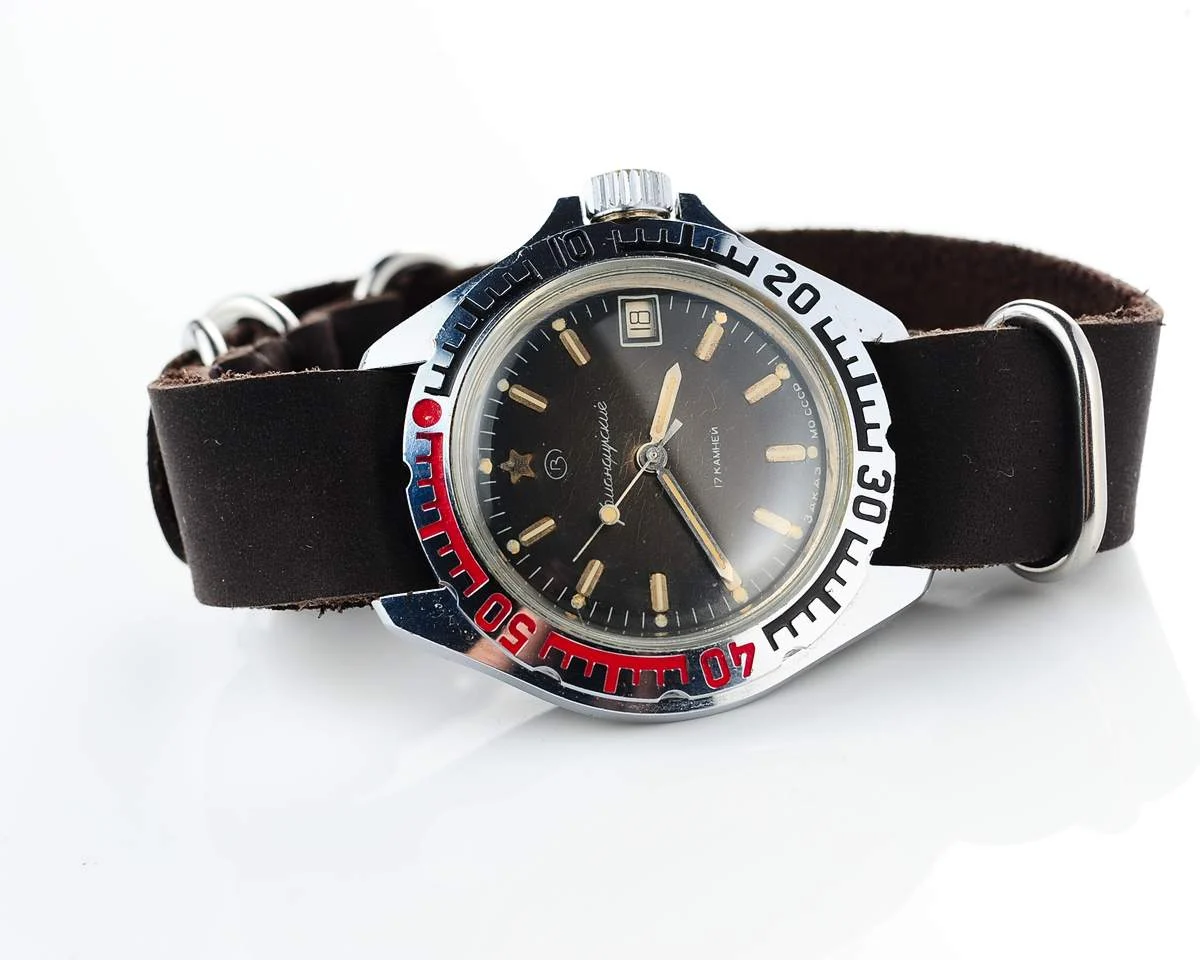 Vostok Komandirskie "Zakaz MO CCCP" limited series watch - rare duo-tone dial!