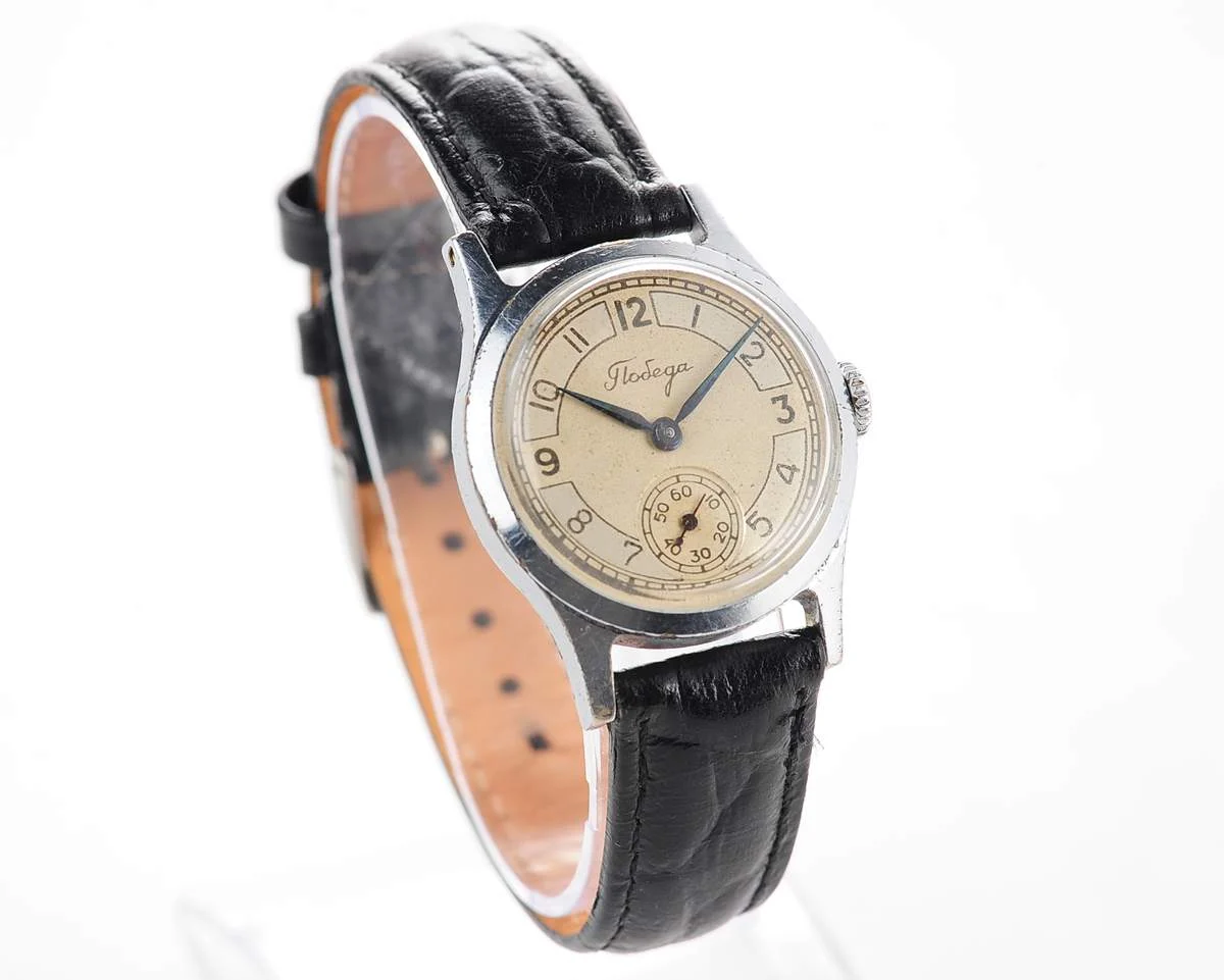 Vintage Soviet mechanical watch Pobeda