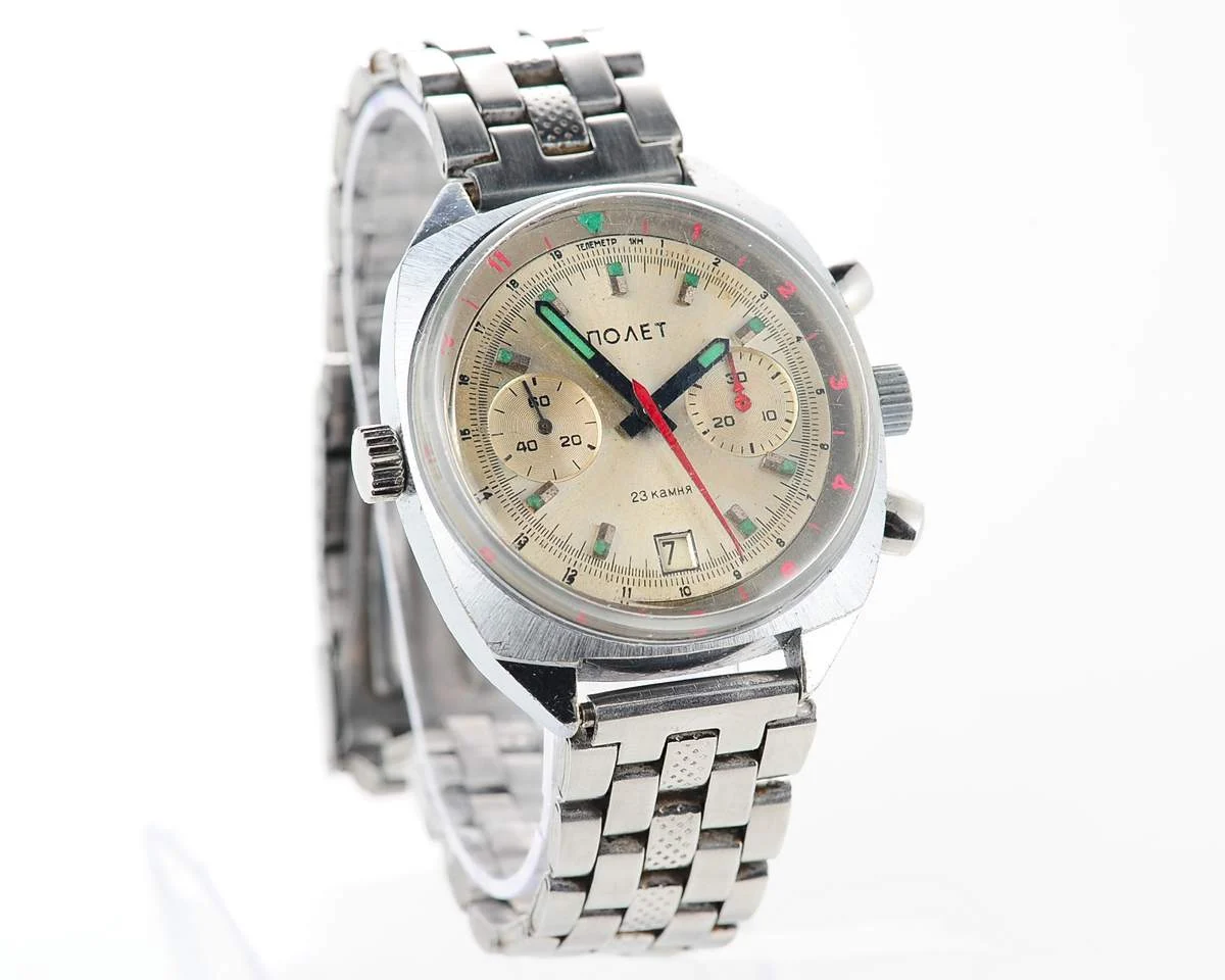 Poljot Chronograph 3133 mechanical watch!