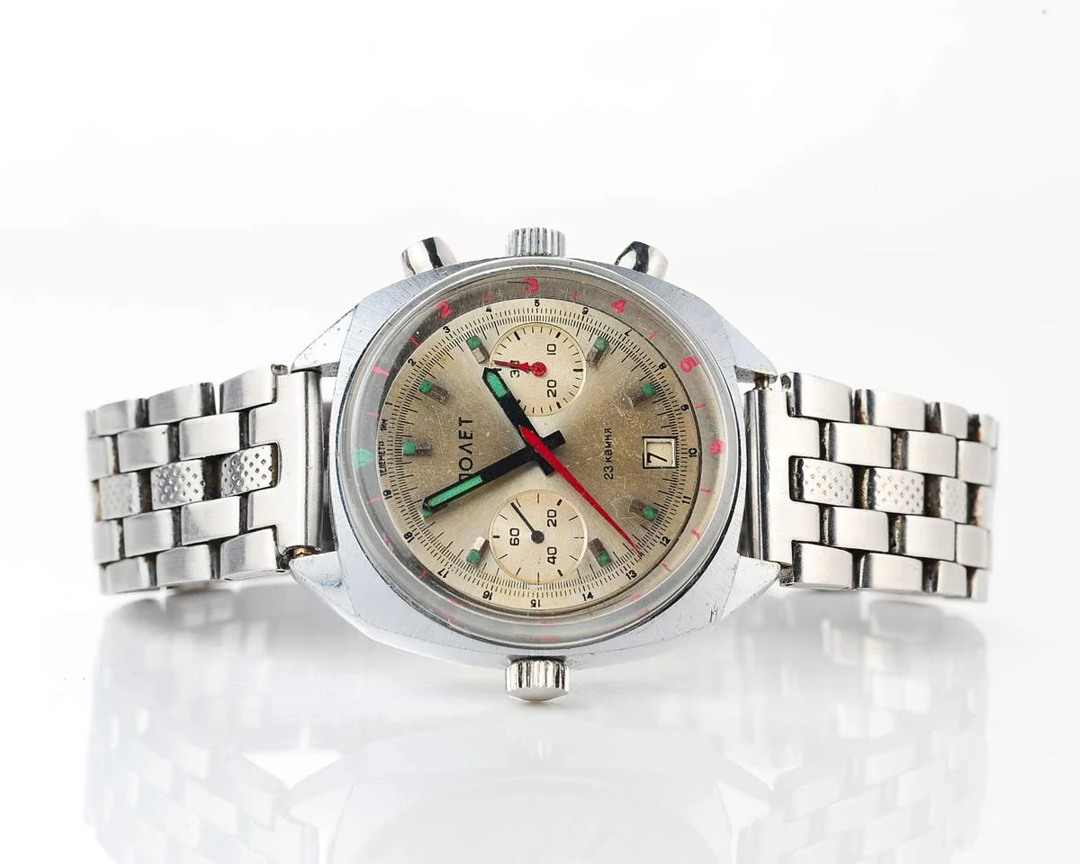 Poljot Chronograph 3133 mechanical watch!