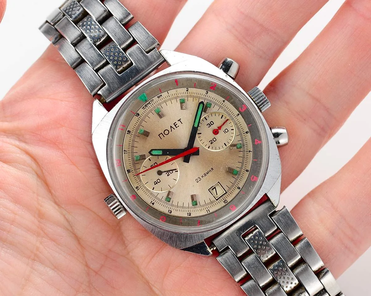 watch Poljot Shturmanskie 3133 Chronometer white 2911-0098