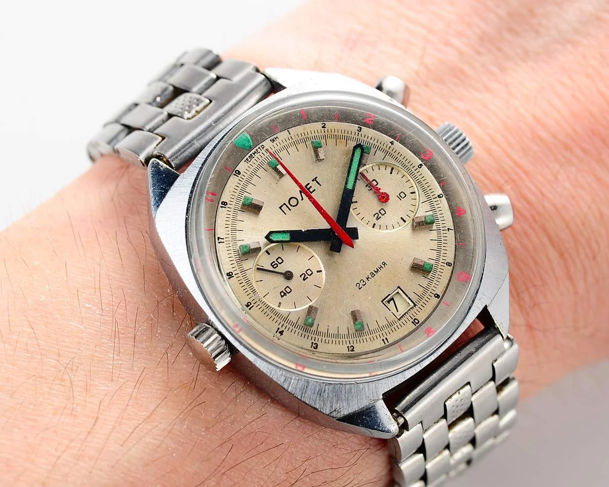watch Poljot Shturmanskie 3133 Chronometer white 2911-0102