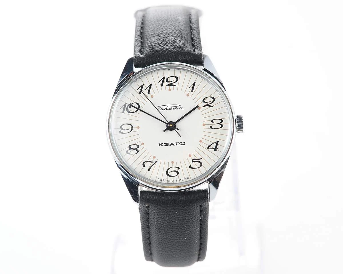 Elegant Raketa Soviet quartz watch