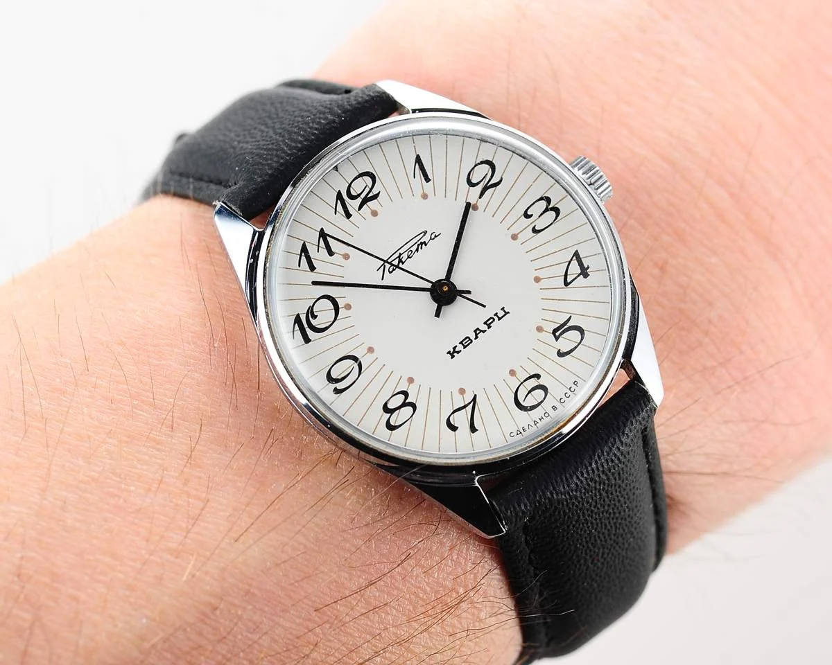 Elegant Raketa Soviet quartz watch
