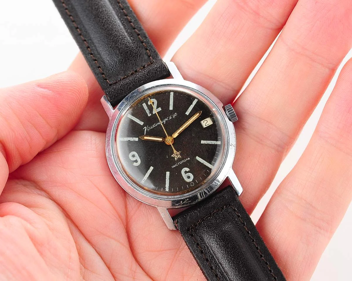watch Vostok Komandirskie dress 9208-0147