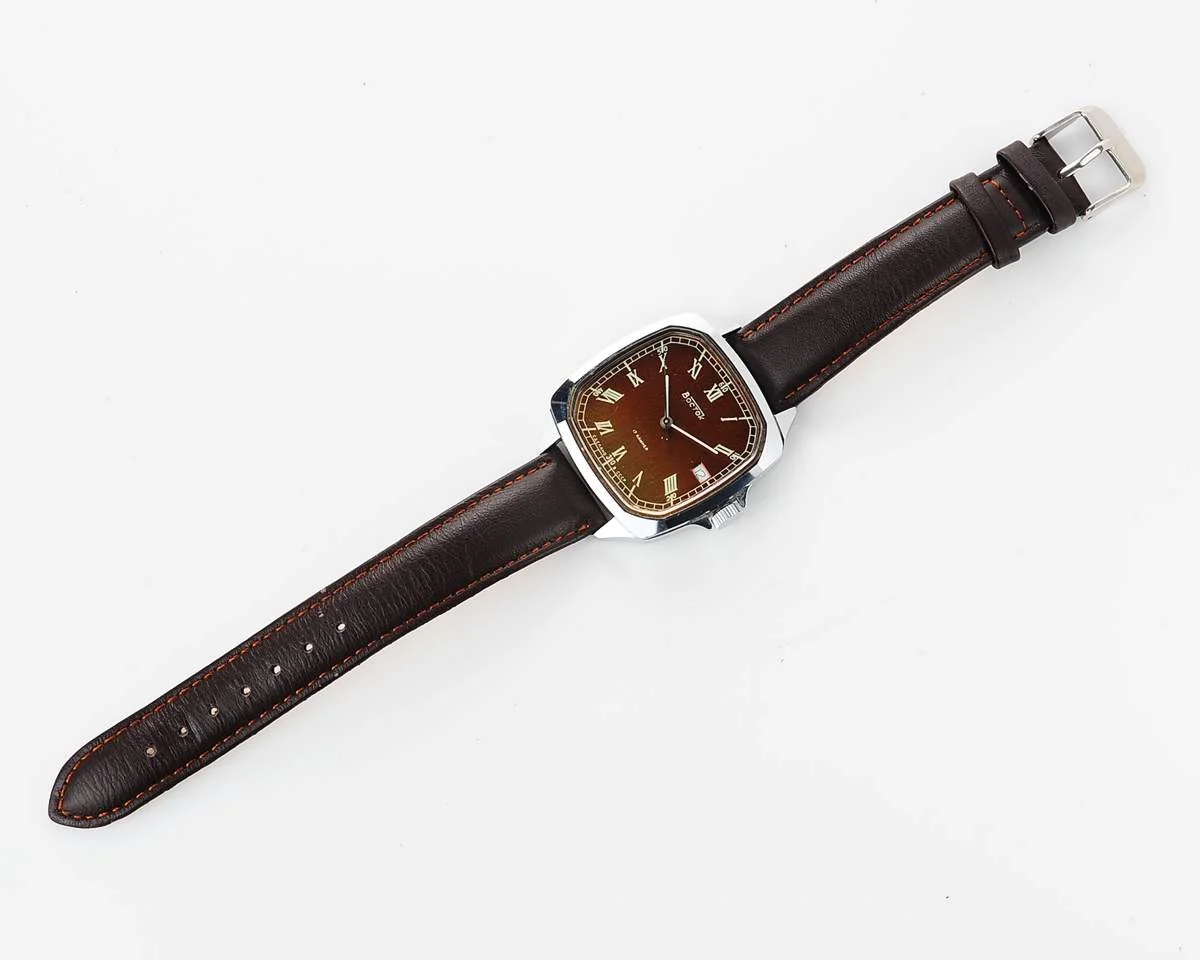 Large Soviet Wostok (Vostok) vintage mechanical wristwatch