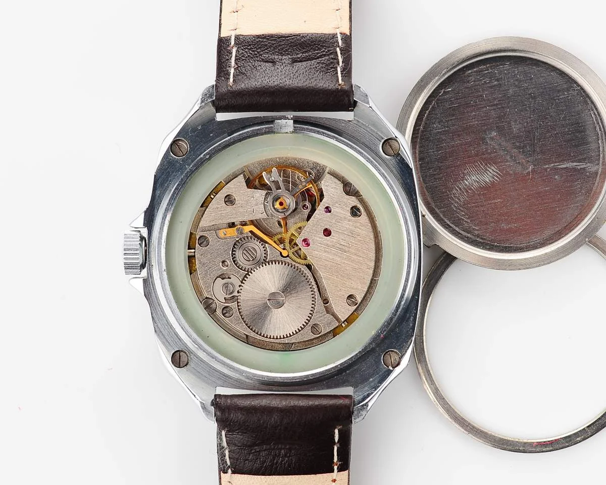 Large Soviet Wostok (Vostok) vintage mechanical wristwatch
