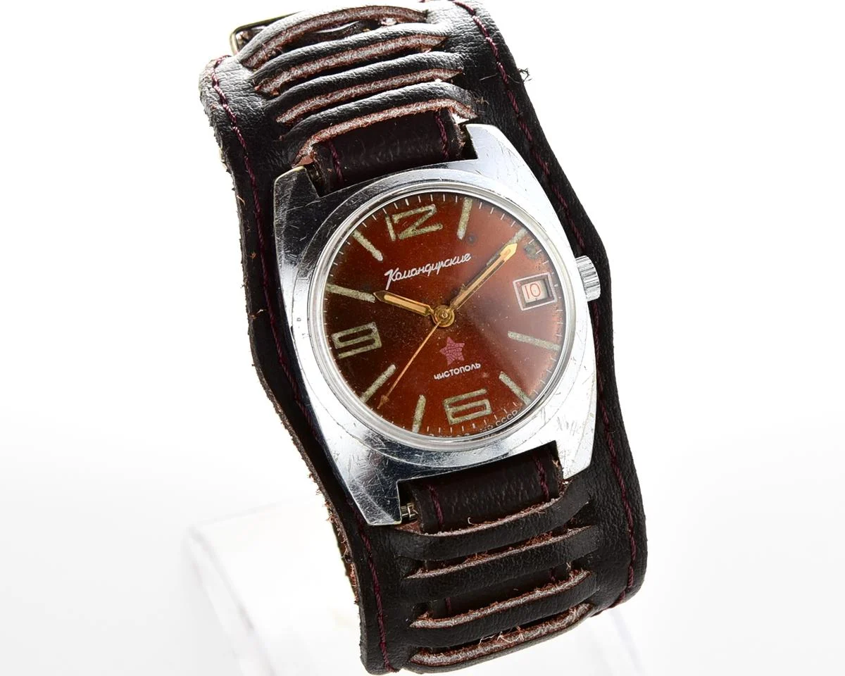 Soviet Vostok Komandirskie mechanical watch - Zakaz MO CCCP!