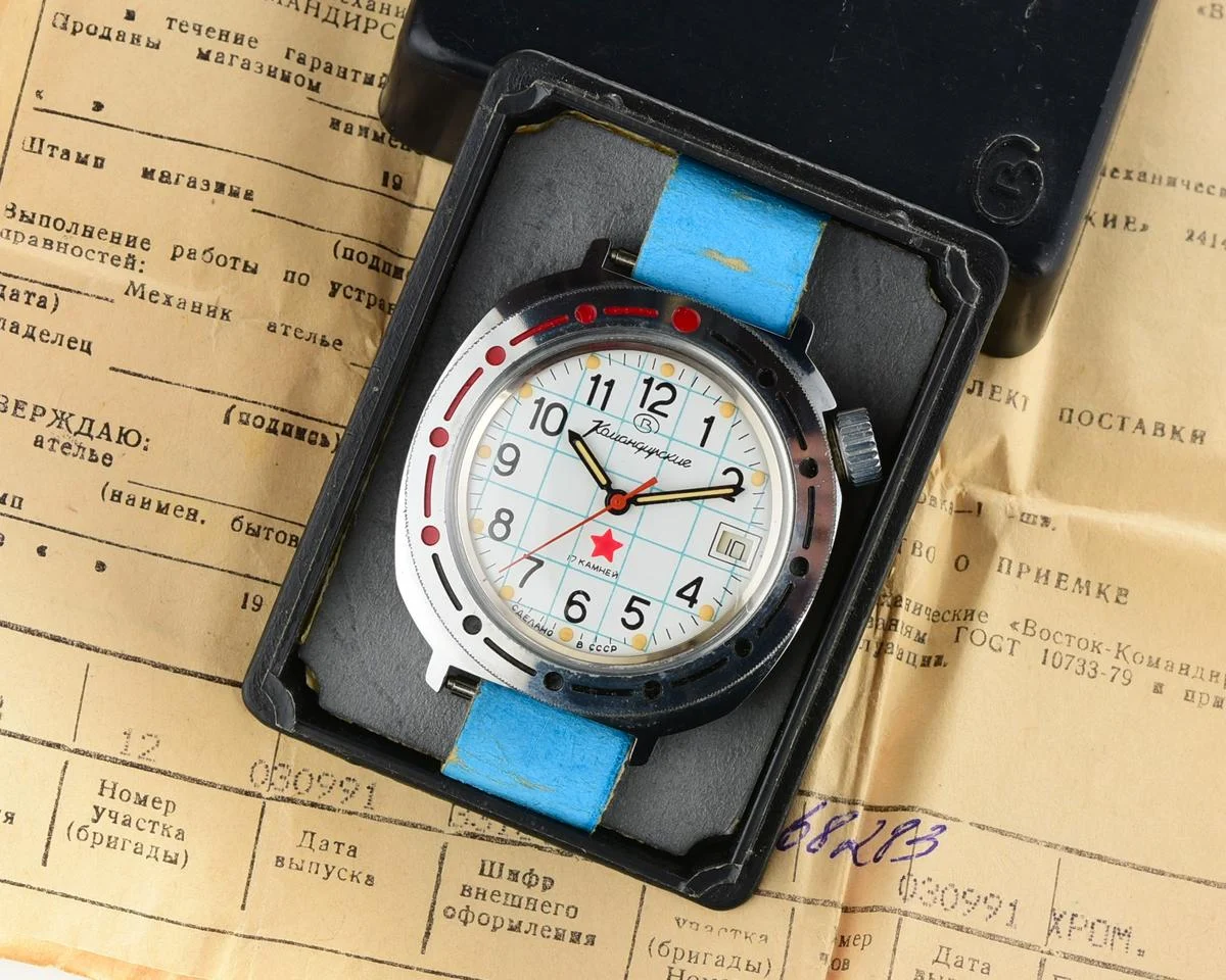 TIME CAPSULE: Vostok Komandirskie mechanical watch – New Old Stock (NOS)!