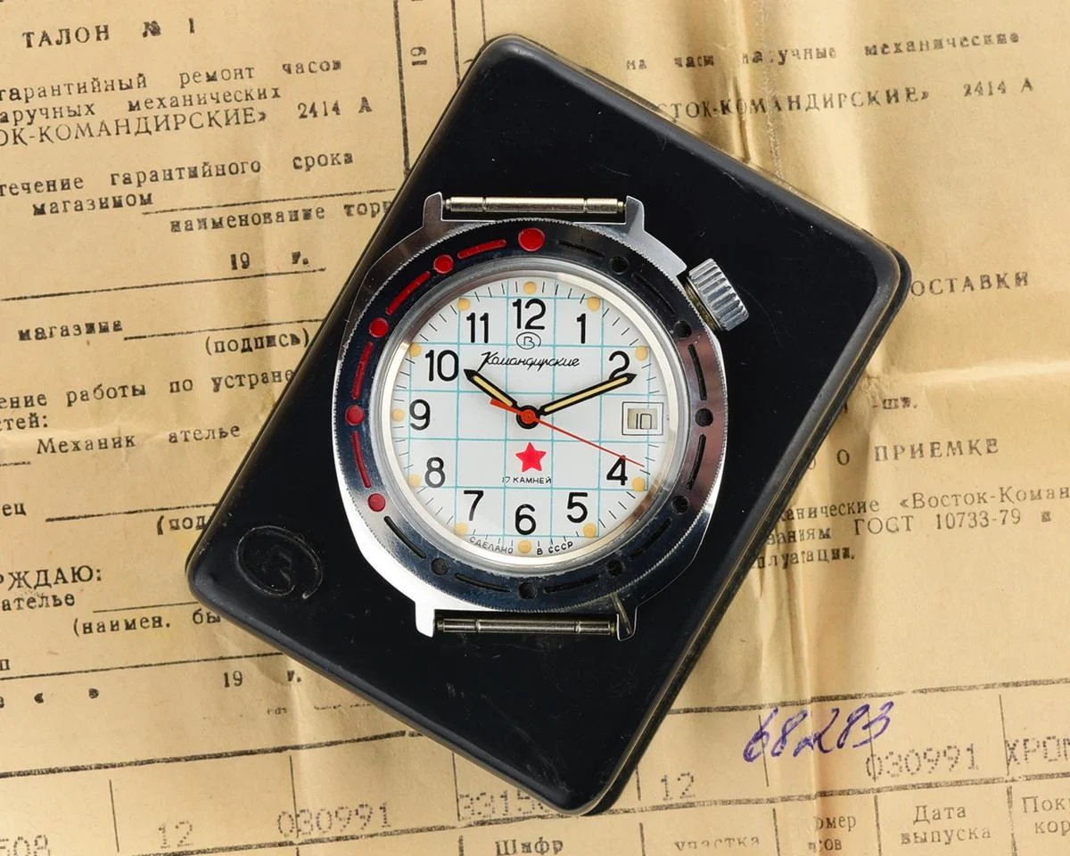 TIME CAPSULE: Vostok Komandirskie mechanical watch – New Old Stock (NOS)!