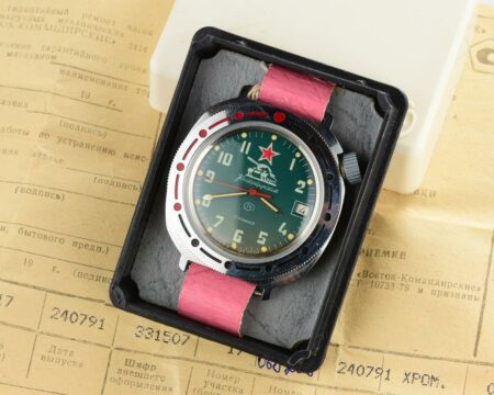 TIME CAPSULE: Vostok Komandirskie TANK mechanical watch limited series – “Zakaz MO CCCP” – new old stock(NOS)!
