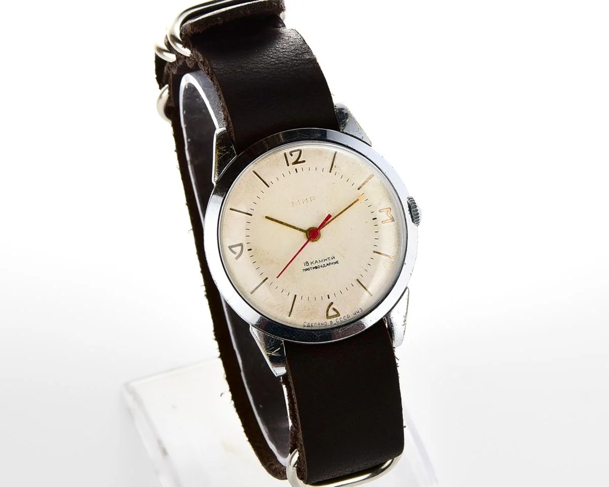 Vintage Soviet Mir mechanical watch