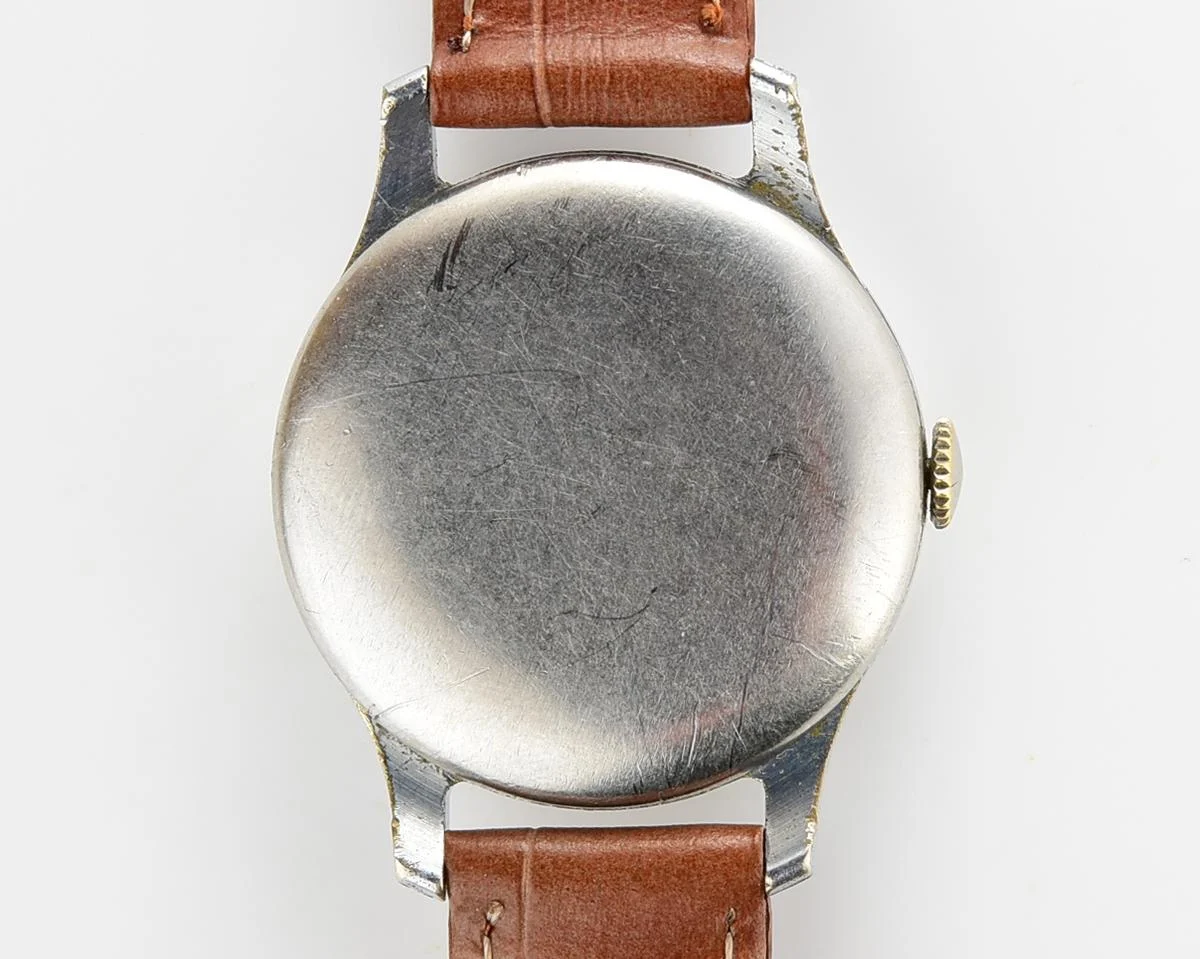 Good condition vintage Pobeda watch with central seconds hand, from 1954