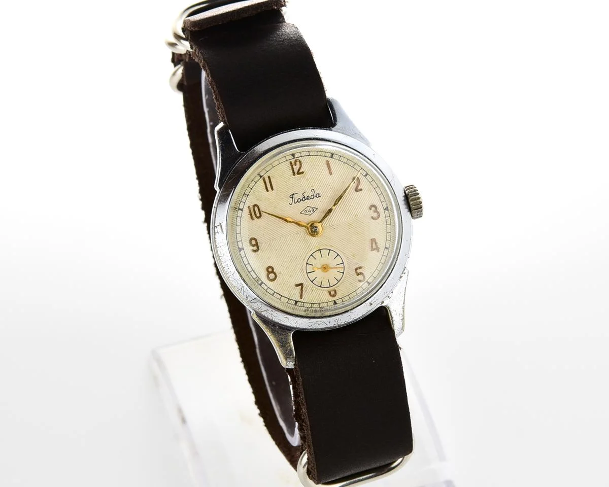 Vintage Soviet Pobeda mechanical watch