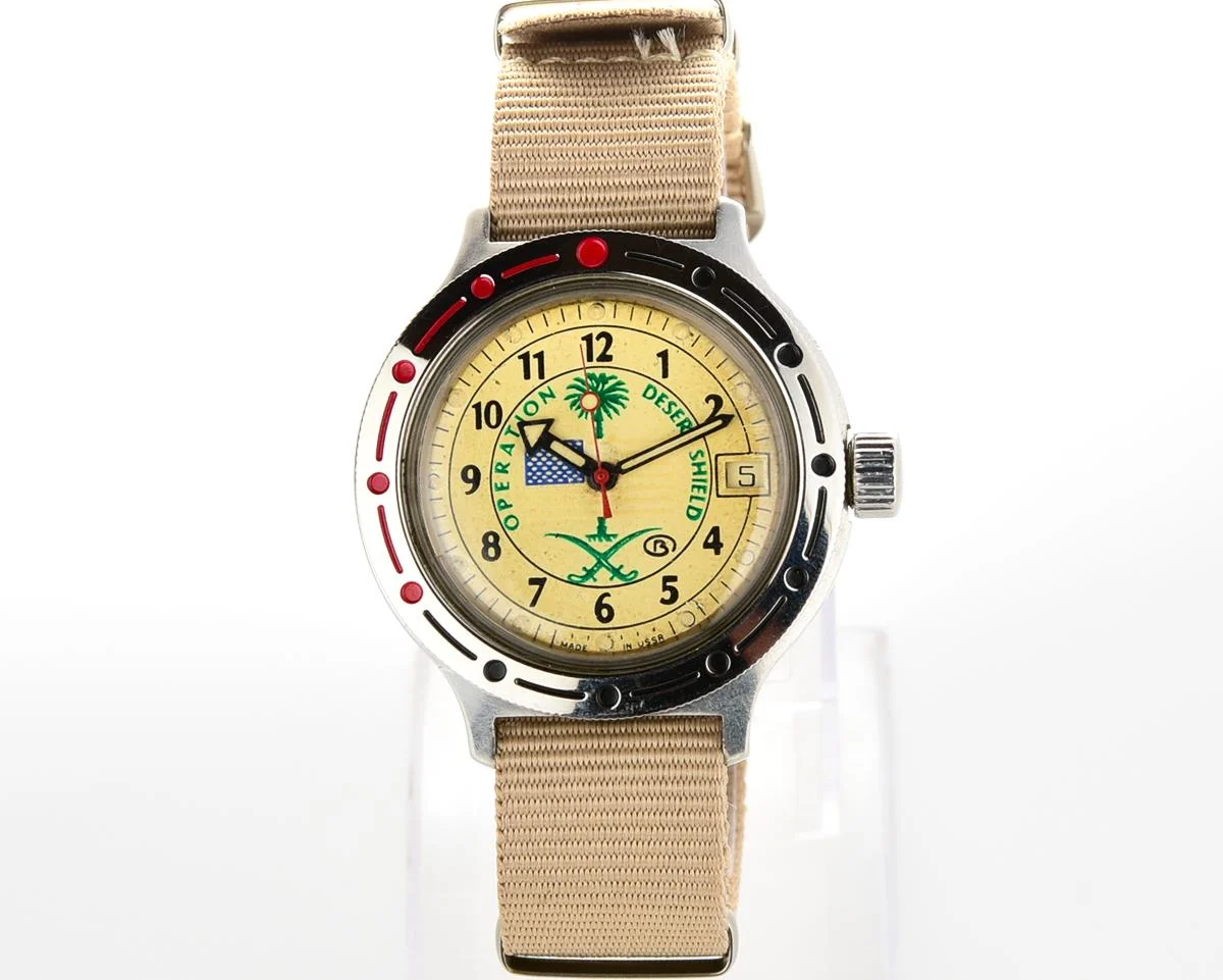 Vostok Amphibia Operation Desert Shield with automatic self winding mechanical movement