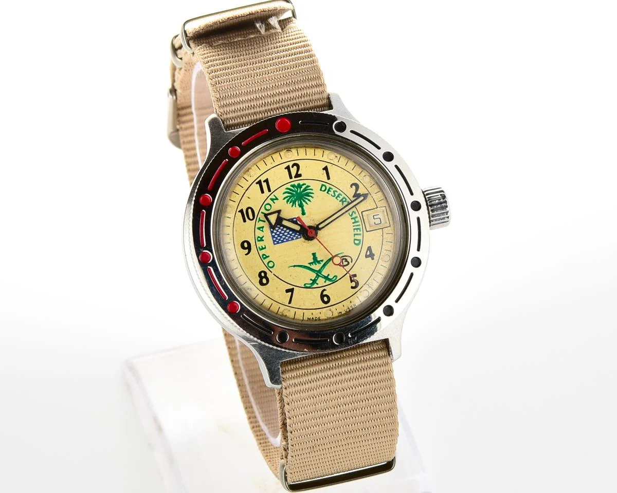 Vostok Amphibia Operation Desert Shield with automatic self winding mechanical movement