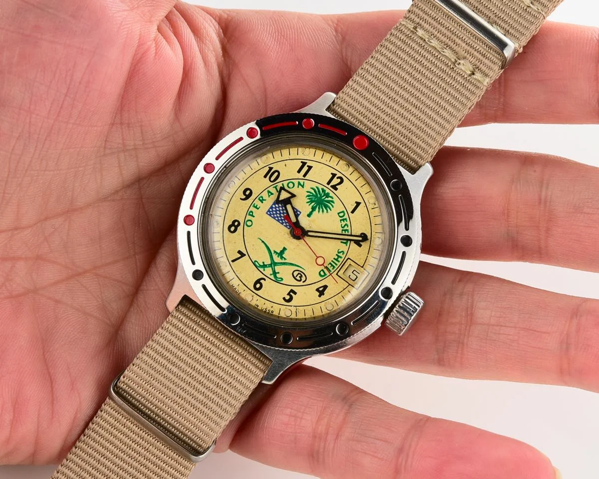 Vostok Amphibia Operation Desert Shield with automatic self winding mechanical movement