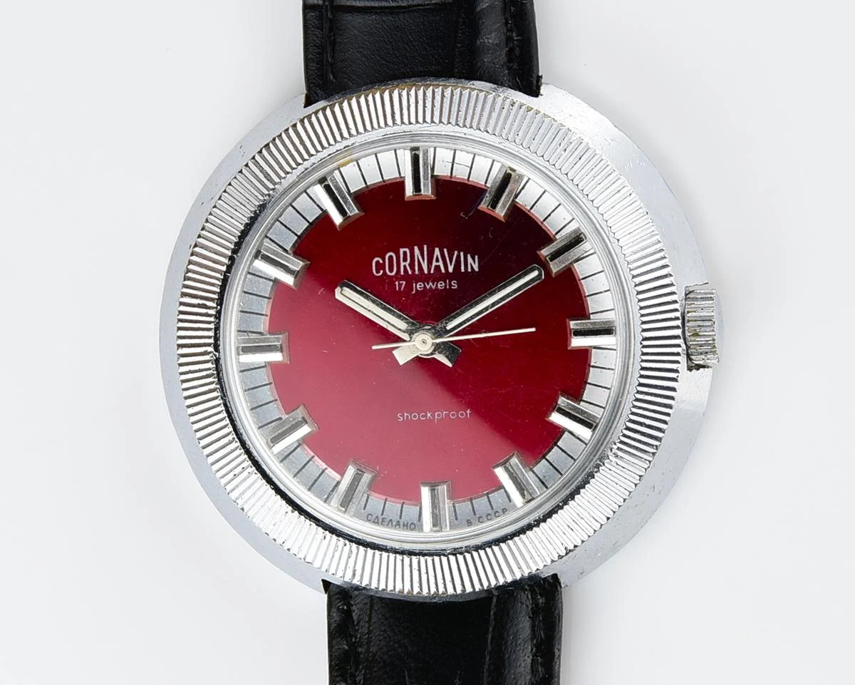 Vintage mechanical Cornavin-Raketa wrist watch