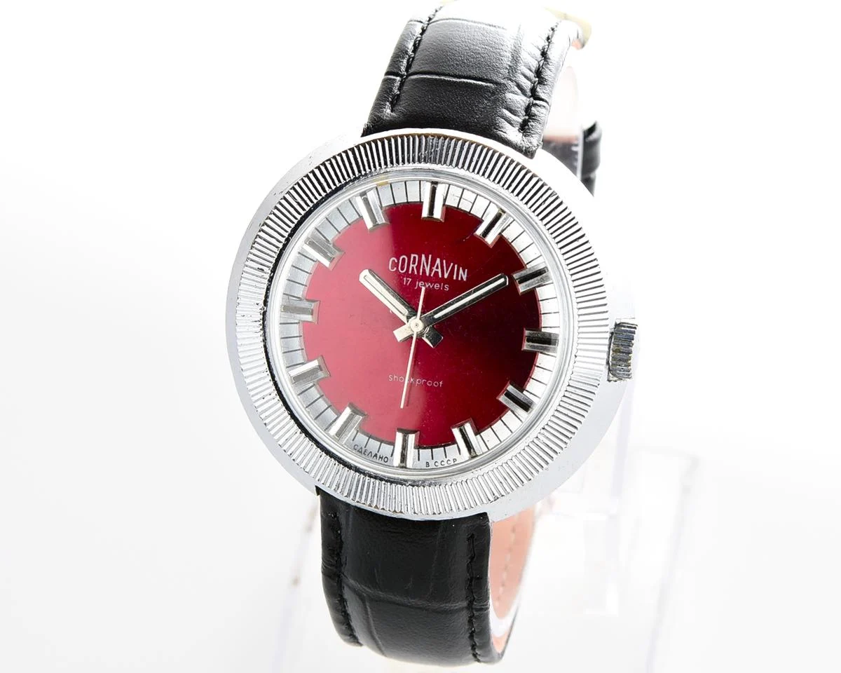 Vintage mechanical Cornavin-Raketa wrist watch