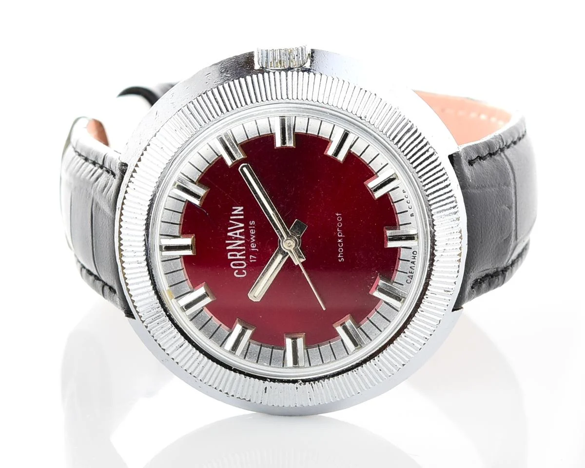 Vintage mechanical Cornavin-Raketa wrist watch
